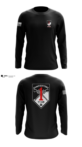 Long Sleeve Performance Shirt, 1-1 Attack Battalion, Army, Teamtime, Team time, sublimation, custom sports apparel, team uniforms, spirit wear, spiritwear, sports uniforms, custom shirts, team store, custom team store, fundraiser sports, apparel fundraiser