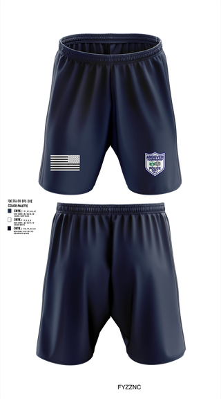 Athletic Shorts With Pockets, Andover Township Police Department, , Teamtime, Team time, sublimation, custom sports apparel, team uniforms, spirit wear, spiritwear, sports uniforms, custom shirts, team store, custom team store, fundraiser sports, apparel fundraiser