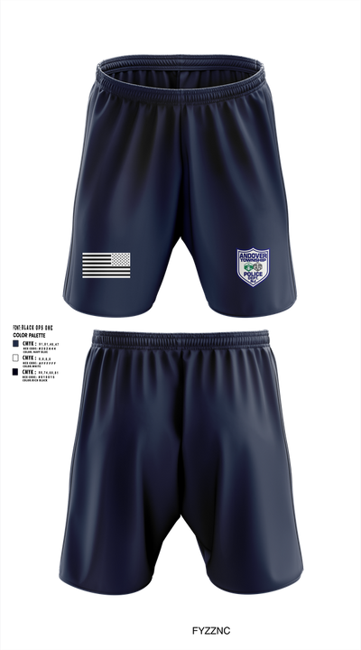 Andover Township Police Department 13076231 Athletic Shorts With Pockets - 101