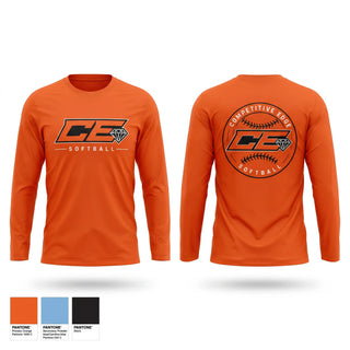 Long Sleeve Performance Shirt, Competitive edge diamonds, Softball, Teamtime, Team time, sublimation, custom sports apparel, team uniforms, spirit wear, spiritwear, sports uniforms, custom shirts, team store, custom team store, fundraiser sports, apparel fundraiser