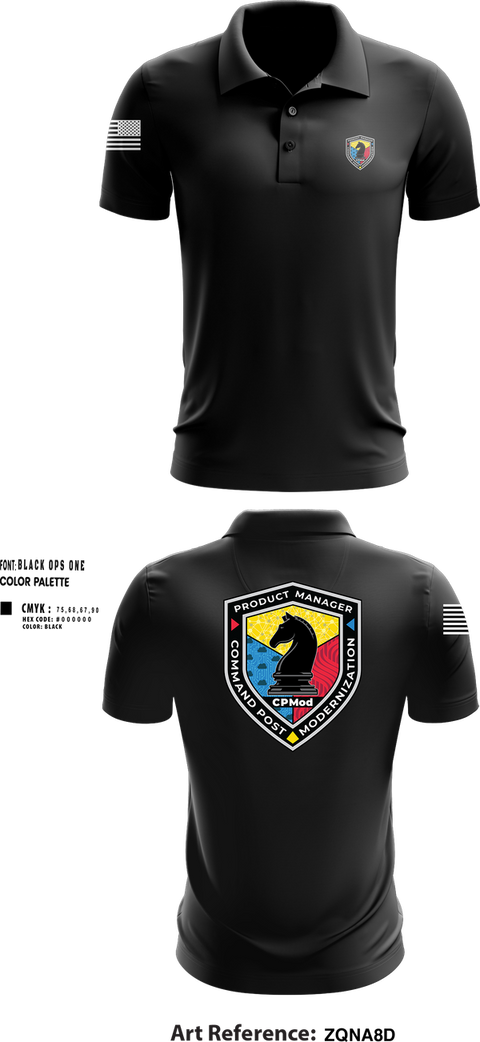Short Sleeve Performance Polo, Command Post Modernization, , Teamtime, Team time, sublimation, custom sports apparel, team uniforms, spirit wear, spiritwear, sports uniforms, custom shirts, team store, custom team store, fundraiser sports, apparel fundraiser