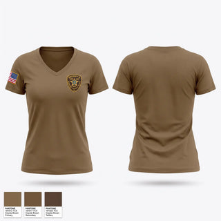 Womens Short Sleeve Vneck Shirt, Somerset County Sheriff’s Search & Rescue, Police, Teamtime, Team time, sublimation, custom sports apparel, team uniforms, spirit wear, spiritwear, sports uniforms, custom shirts, team store, custom team store, fundraiser sports, apparel fundraiser
