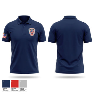 Short Sleeve Performance Polo, Greenville Fire Protection District, Fire Department, Teamtime, Team time, sublimation, custom sports apparel, team uniforms, spirit wear, spiritwear, sports uniforms, custom shirts, team store, custom team store, fundraiser sports, apparel fundraiser