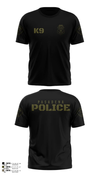 Old School Cotton Shirt, Pasadena K9, Police, Teamtime, Team time, sublimation, custom sports apparel, team uniforms, spirit wear, spiritwear, sports uniforms, custom shirts, team store, custom team store, fundraiser sports, apparel fundraiser