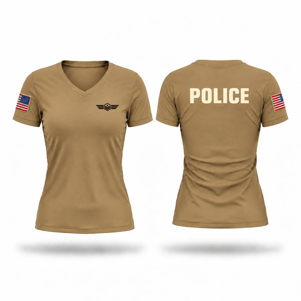 Womens Short Sleeve Vneck Shirt, Army Unit, Army, Teamtime, Team time, sublimation, custom sports apparel, team uniforms, spirit wear, spiritwear, sports uniforms, custom shirts, team store, custom team store, fundraiser sports, apparel fundraiser