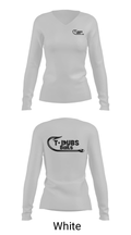 TDubs Baits 96783321 Women's Long Sleeve V-neck Shirt - 6