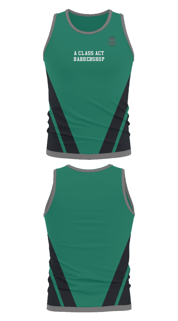 Tank Top, A class act barbershop, , Teamtime, Team time, sublimation, custom sports apparel, team uniforms, spirit wear, spiritwear, sports uniforms, custom shirts, team store, custom team store, fundraiser sports, apparel fundraiser