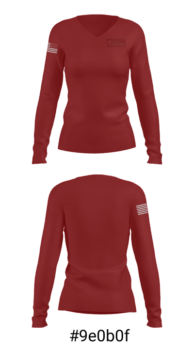 Millet Learning Center 75009606 Women's Long Sleeve V-neck Shirt - 20