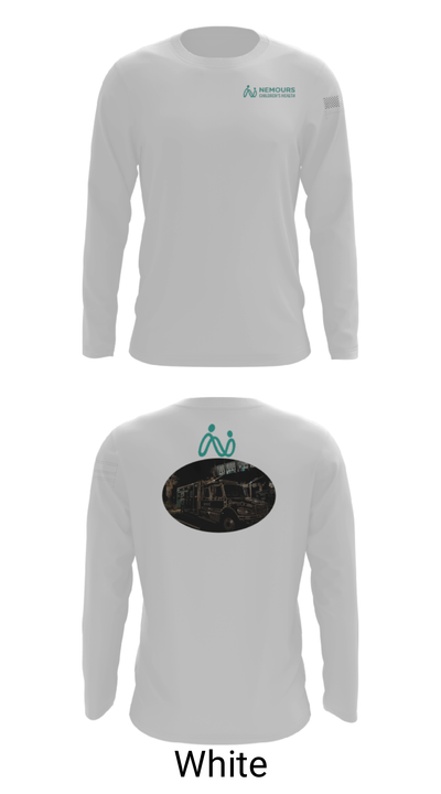 NEMOURS CHILDRENS HOSPITAL 4343259 Long Sleeve Performance Shirt - 4