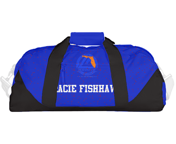 Duffle Bag, Gracie Fishhawk, Wrestling, Teamtime, Team time, sublimation, custom sports apparel, team uniforms, spirit wear, spiritwear, sports uniforms, custom shirts, team store, custom team store, fundraiser sports, apparel fundraiser