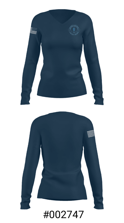 Baltimore Junior Academy 53416975 Women's Long Sleeve V-neck Shirt - 20