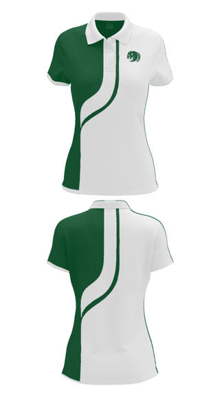 Women's Short Sleeve Performance Polo, Pennfield High School Bowling, Bowling, Teamtime, Team time, sublimation, custom sports apparel, team uniforms, spirit wear, spiritwear, sports uniforms, custom shirts, team store, custom team store, fundraiser sports, apparel fundraiser