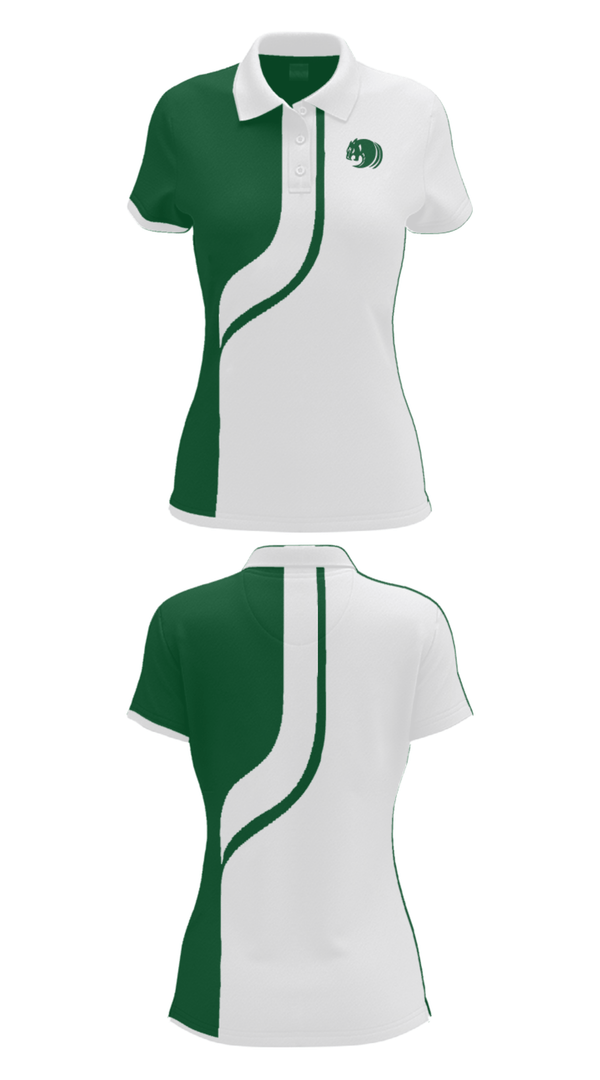 Women's Short Sleeve Performance Polo, Pennfield High School Bowling, Bowling, Teamtime, Team time, sublimation, custom sports apparel, team uniforms, spirit wear, spiritwear, sports uniforms, custom shirts, team store, custom team store, fundraiser sports, apparel fundraiser