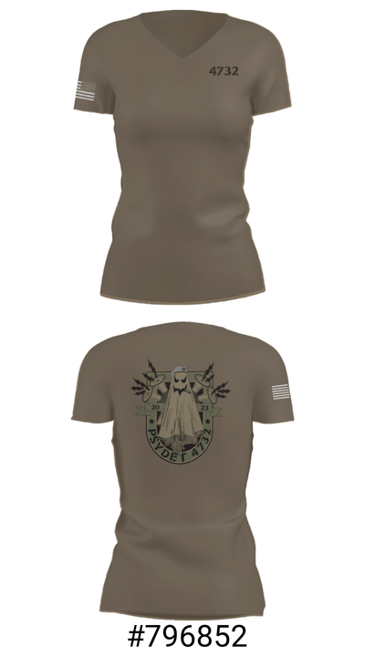 4732 18067014 Women's Short Sleeve V-neck Shirt - 4
