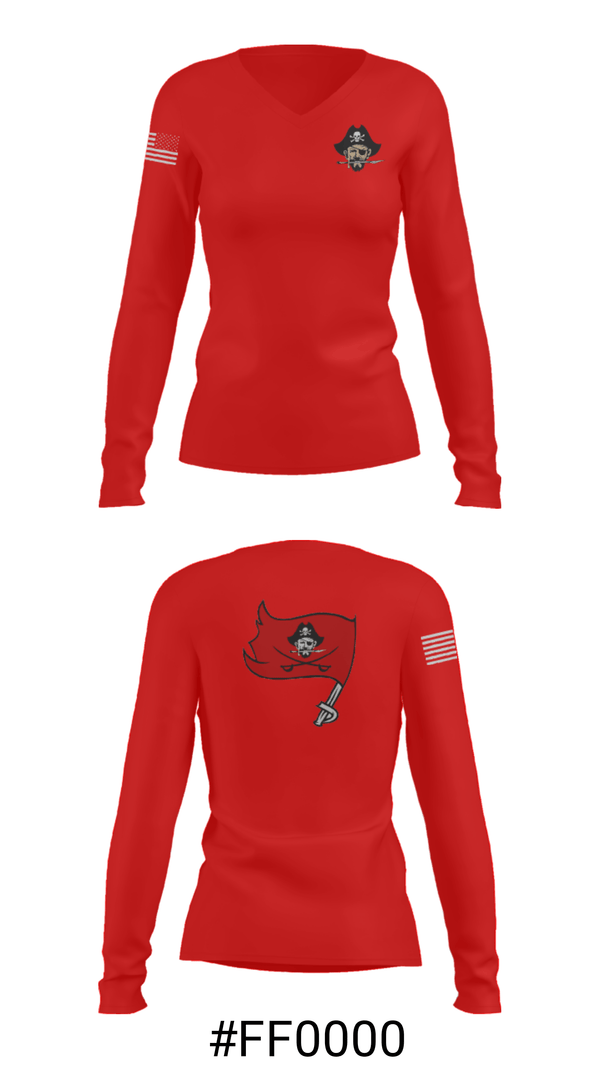 Women's Long Sleeve Vneck Shirt, Plainview High School Basketball, Women's Basketball, Teamtime, Team time, sublimation, custom sports apparel, team uniforms, spirit wear, spiritwear, sports uniforms, custom shirts, team store, custom team store, fundraiser sports, apparel fundraiser