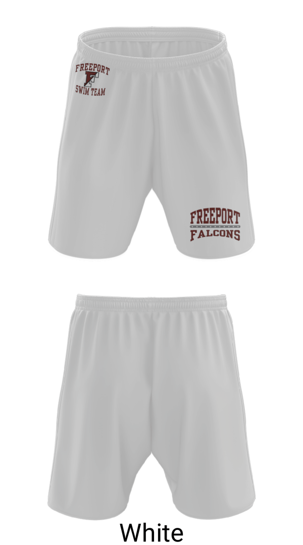 Athletic Shorts With Pockets, Freeport High School, Swimming, Teamtime, Team time, sublimation, custom sports apparel, team uniforms, spirit wear, spiritwear, sports uniforms, custom shirts, team store, custom team store, fundraiser sports, apparel fundraiser
