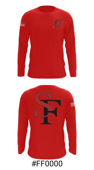 Long Sleeve Performance Shirt, Seventy-First Senior High School Basketball, Women's Basketball, Teamtime, Team time, sublimation, custom sports apparel, team uniforms, spirit wear, spiritwear, sports uniforms, custom shirts, team store, custom team store, fundraiser sports, apparel fundraiser
