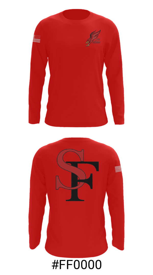 Long Sleeve Performance Shirt, Seventy-First Senior High School Basketball, Women's Basketball, Teamtime, Team time, sublimation, custom sports apparel, team uniforms, spirit wear, spiritwear, sports uniforms, custom shirts, team store, custom team store, fundraiser sports, apparel fundraiser