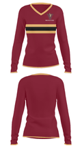 Vidalia High School 92003304 Women's Long Sleeve V-neck Shirt - 31