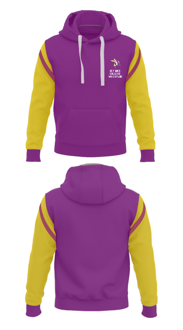 Hoodie, Defiance College Wrestling, Wrestling, Teamtime, Team time, sublimation, custom sports apparel, team uniforms, spirit wear, spiritwear, sports uniforms, custom shirts, team store, custom team store, fundraiser sports, apparel fundraiser