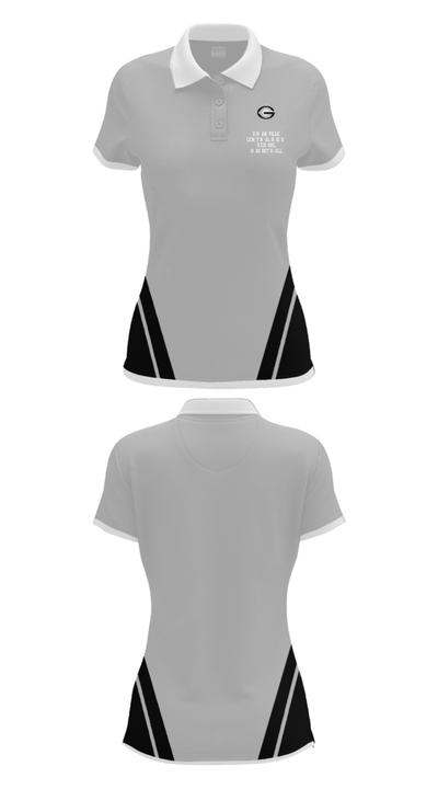 Granville Central High School Basketball 92148814 Women's Short Sleeve Performance Polo  - 26
