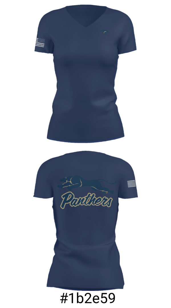 Women's Short Sleeve Vneck Shirt, John Paul Ii Catholic High School, Spirit Store, Teamtime, Team time, sublimation, custom sports apparel, team uniforms, spirit wear, spiritwear, sports uniforms, custom shirts, team store, custom team store, fundraiser sports, apparel fundraiser
