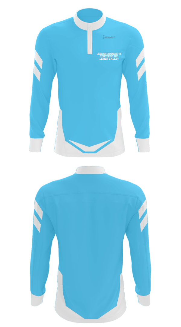 Quarter Zip Jacket, Jewish Community Center of the Lehigh Valley, Spirit Store, Teamtime, Team time, sublimation, custom sports apparel, team uniforms, spirit wear, spiritwear, sports uniforms, custom shirts, team store, custom team store, fundraiser sports, apparel fundraiser