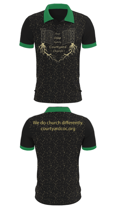 Courtyard Chuch 37286717 Short Sleeve Performance Polo - 25