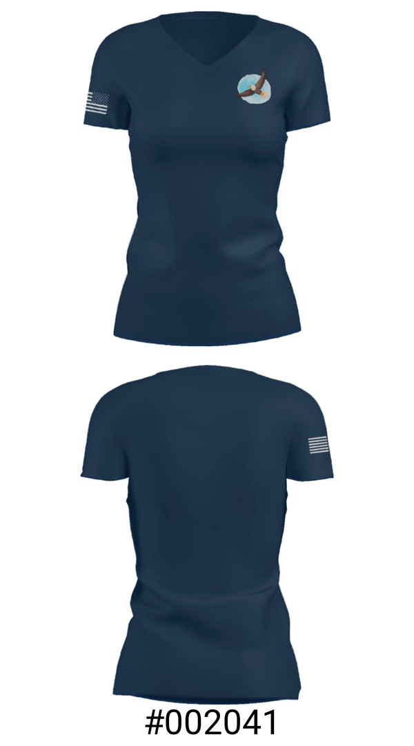 Women's Short Sleeve Vneck Shirt, Dorn Primary Center, Spirit Store, Teamtime, Team time, sublimation, custom sports apparel, team uniforms, spirit wear, spiritwear, sports uniforms, custom shirts, team store, custom team store, fundraiser sports, apparel fundraiser