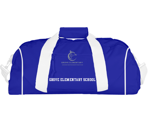Duffle Bag, Grove Elementary School, Spirit Store, Teamtime, Team time, sublimation, custom sports apparel, team uniforms, spirit wear, spiritwear, sports uniforms, custom shirts, team store, custom team store, fundraiser sports, apparel fundraiser