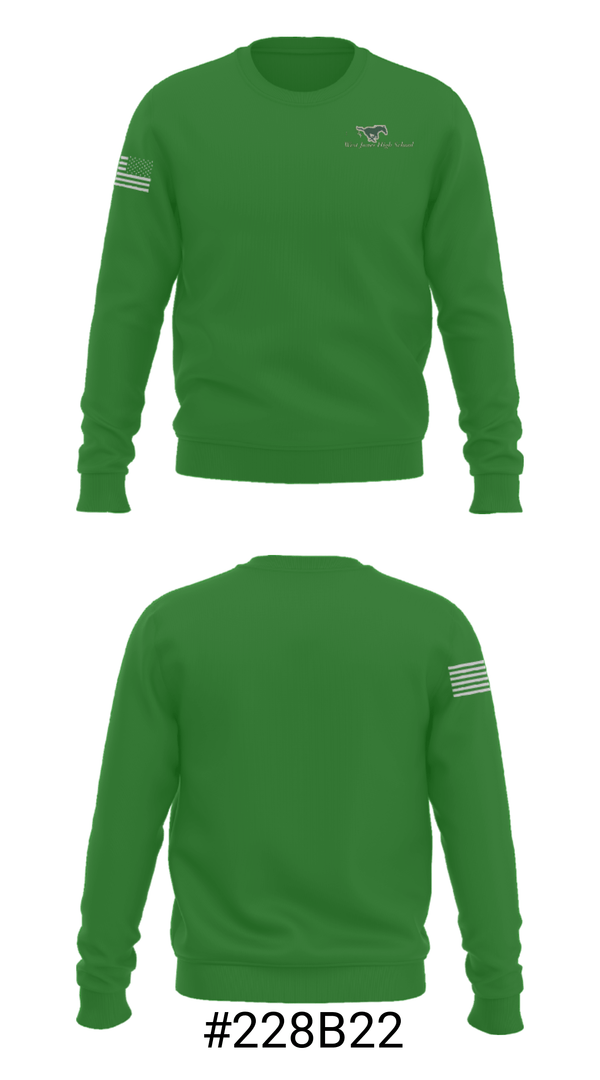 Crew Neck Sweatshirt, West Jones High School Basketball, Women's Basketball, Teamtime, Team time, sublimation, custom sports apparel, team uniforms, spirit wear, spiritwear, sports uniforms, custom shirts, team store, custom team store, fundraiser sports, apparel fundraiser