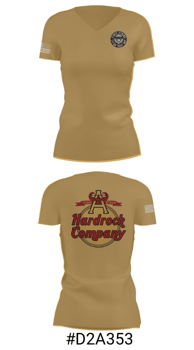 Hardrock Company 49031868 Women's Short Sleeve V-neck Shirt - 4