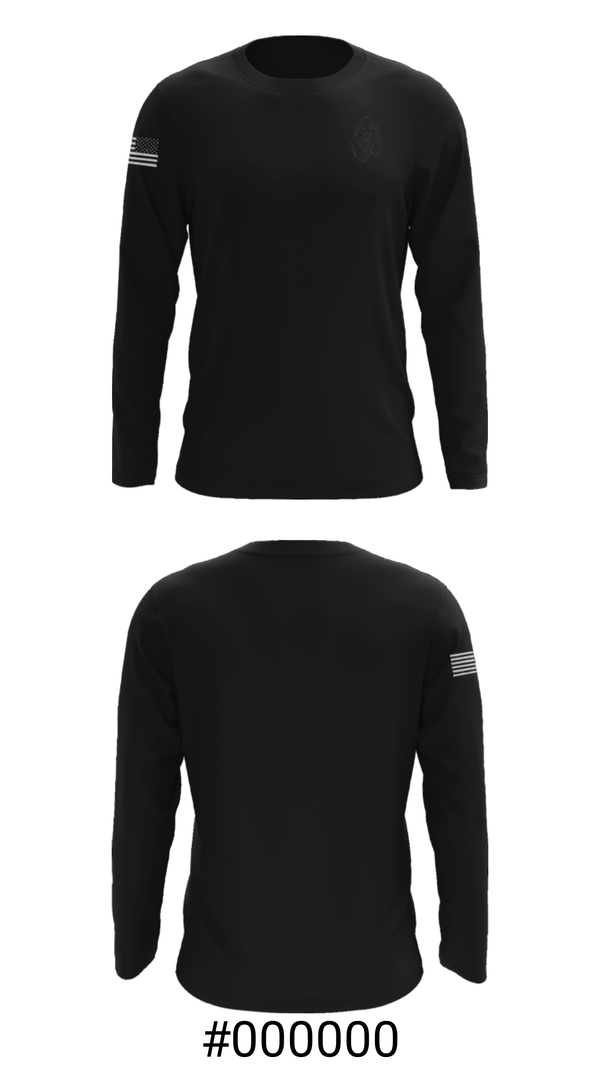 Long Sleeve Performance Shirt, Black Bears, Football, Teamtime, Team time, sublimation, custom sports apparel, team uniforms, spirit wear, spiritwear, sports uniforms, custom shirts, team store, custom team store, fundraiser sports, apparel fundraiser