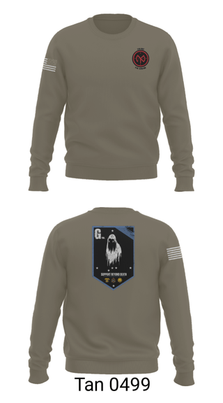 Crew Neck Sweatshirt, , Army, Teamtime, Team time, sublimation, custom sports apparel, team uniforms, spirit wear, spiritwear, sports uniforms, custom shirts, team store, custom team store, fundraiser sports, apparel fundraiser