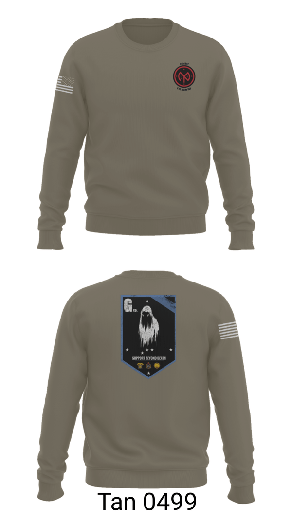 Crew Neck Sweatshirt, , Army, Teamtime, Team time, sublimation, custom sports apparel, team uniforms, spirit wear, spiritwear, sports uniforms, custom shirts, team store, custom team store, fundraiser sports, apparel fundraiser