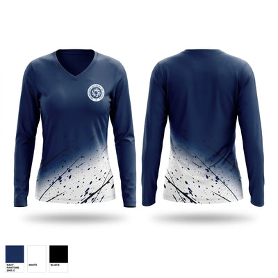 Novas Track 77702299 Women's Long Sleeve V-neck Shirt - 1