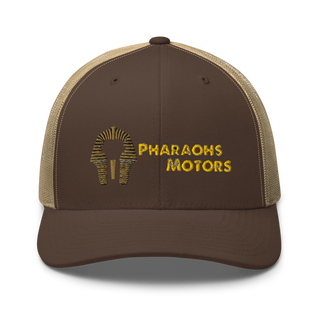 Pharaohs motors Retro Trucker Hat | Yupoong 6606