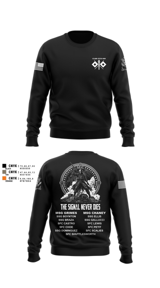 Crew Neck Sweatshirt, Senior Leaders Course FY26-009, Army, Teamtime, Team time, sublimation, custom sports apparel, team uniforms, spirit wear, spiritwear, sports uniforms, custom shirts, team store, custom team store, fundraiser sports, apparel fundraiser