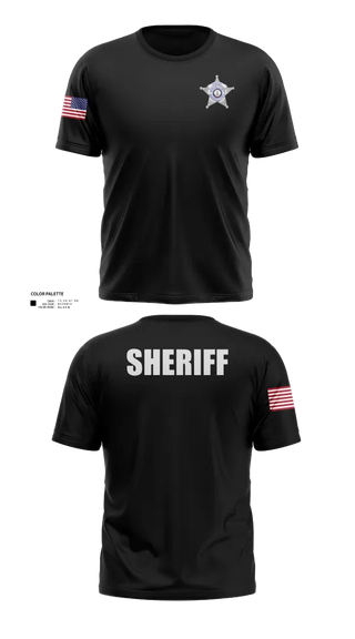 Short Sleeve Performance Shirt, Bedford County Sheriff Office, Police, Teamtime, Team time, sublimation, custom sports apparel, team uniforms, spirit wear, spiritwear, sports uniforms, custom shirts, team store, custom team store, fundraiser sports, apparel fundraiser