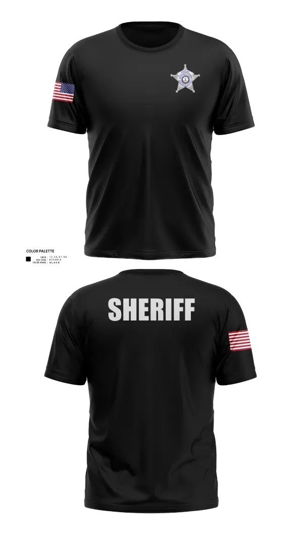 Bedford County Sheriff Office 494190 Old School Cotton Feel Shirt - 61