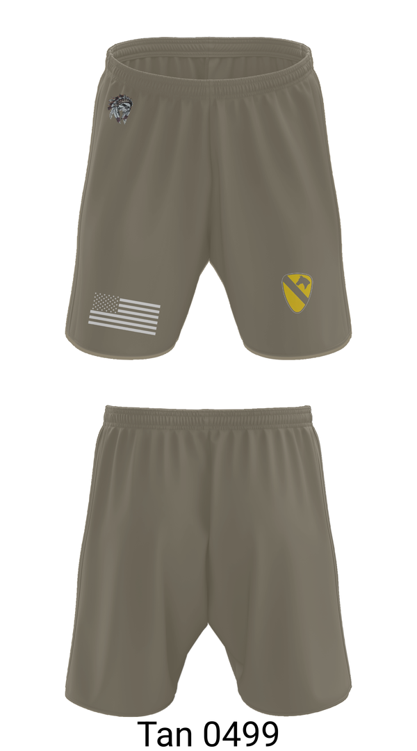 Athletic Shorts With Pockets, 6-9 Cavalry Regiment, , Teamtime, Team time, sublimation, custom sports apparel, team uniforms, spirit wear, spiritwear, sports uniforms, custom shirts, team store, custom team store, fundraiser sports, apparel fundraiser
