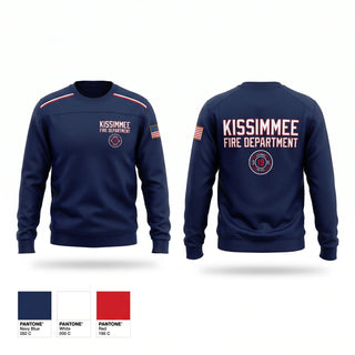 Crew Neck Sweatshirt, Kissimmee fire department, Fire Department, Teamtime, Team time, sublimation, custom sports apparel, team uniforms, spirit wear, spiritwear, sports uniforms, custom shirts, team store, custom team store, fundraiser sports, apparel fundraiser