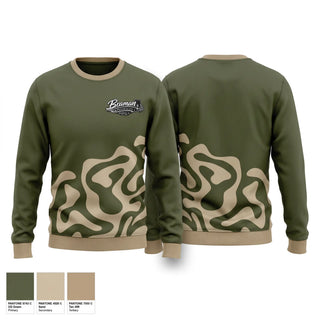 Crew Neck Sweatshirt, Braman Jiu Jitsu, , Teamtime, Team time, sublimation, custom sports apparel, team uniforms, spirit wear, spiritwear, sports uniforms, custom shirts, team store, custom team store, fundraiser sports, apparel fundraiser