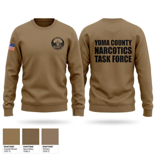 Crew Neck Sweatshirt, Yuma County Narcotics Task Force, Police, Teamtime, Team time, sublimation, custom sports apparel, team uniforms, spirit wear, spiritwear, sports uniforms, custom shirts, team store, custom team store, fundraiser sports, apparel fundraiser