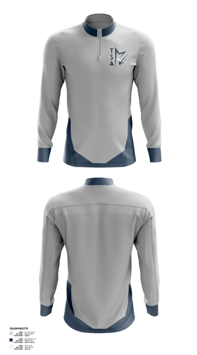 Tri Star Athletics 49384812 Quarter Zip Jacket - 2
