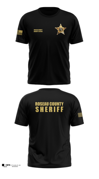 Old School Cotton Feel Shirt, Roseau County Sheriff’s Office, Police, Teamtime, Team time, sublimation, custom sports apparel, team uniforms, spirit wear, spiritwear, sports uniforms, custom shirts, team store, custom team store, fundraiser sports, apparel fundraiser