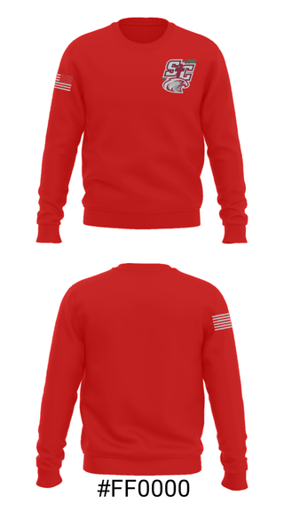 Crew Neck Sweatshirt, Santiam Christian School Wrestling, Wrestling, Teamtime, Team time, sublimation, custom sports apparel, team uniforms, spirit wear, spiritwear, sports uniforms, custom shirts, team store, custom team store, fundraiser sports, apparel fundraiser