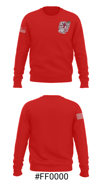 Santiam Christian School Wrestling 60304138 Crew Neck Sweatshirt - 16