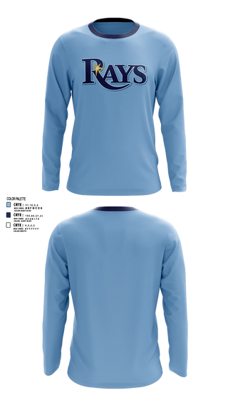 Long Sleeve Performance Shirt, Ray's, Baseball, Teamtime, Team time, sublimation, custom sports apparel, team uniforms, spirit wear, spiritwear, sports uniforms, custom shirts, team store, custom team store, fundraiser sports, apparel fundraiser