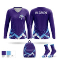WV Supreme Women's Long Sleeve V-neck Shirt - 1
